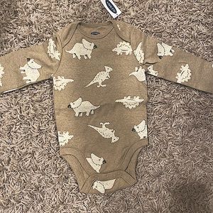 Dinosaur long sleeve onesie brand new old navy